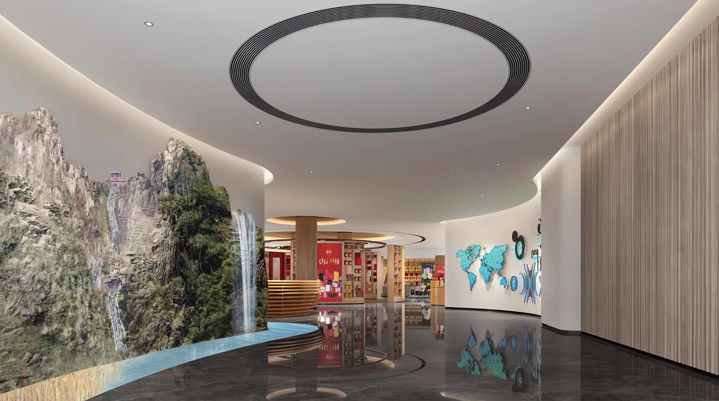 泰山免疫力生活体验馆（展厅）装饰装修